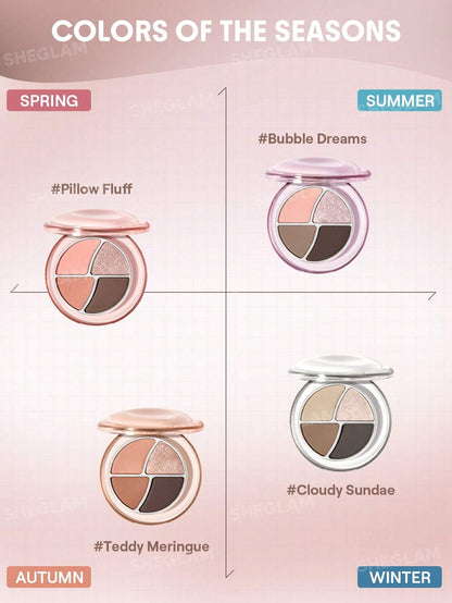 🔥✨OFERTA PACK DE 4 SOMBRAS DAYDREAMER INFALTABLES + OBSEQUIO SORPRESA💋