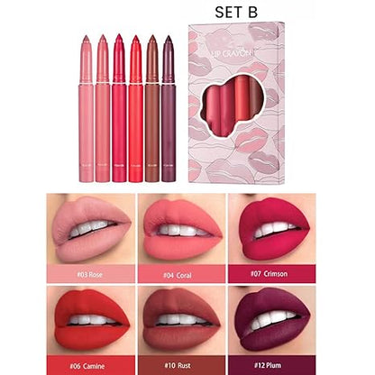 🤯🎉LIQUIDACION DE SET DE 6 LABIALES MATTE HANDAIYAN💄💋
