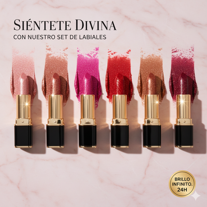 🔥 BLACK FRIDAY PREMIUM💋6 LABIALES DE BRILLO EXTREMO & DURACIÓN 24H 💄😍