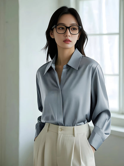 💫🤯GRAN OFERTA💫💖BLUSA SATIN VICTORIA, LA BLUSA ELEGANTE Y CASUAL MAS ESPERADA🤩