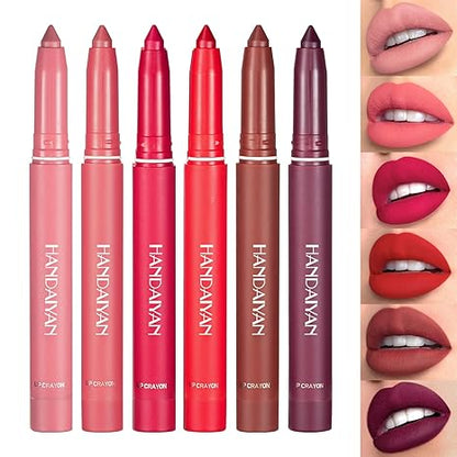 🤯🎉LIQUIDACION DE SET DE 6 LABIALES MATTE HANDAIYAN💄💋